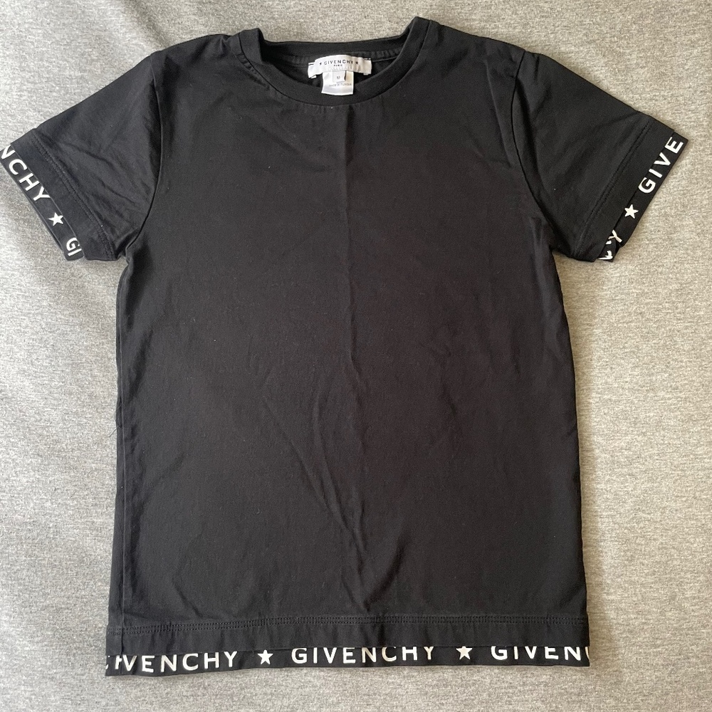 Boys Black Givenchy T-shirt